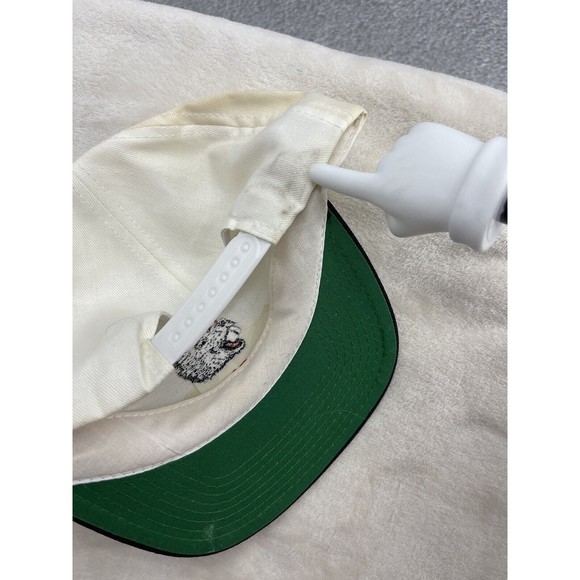 OSU Oregon State University Beavers Hat Stitched White One Size Vintage - Picture 6 of 11